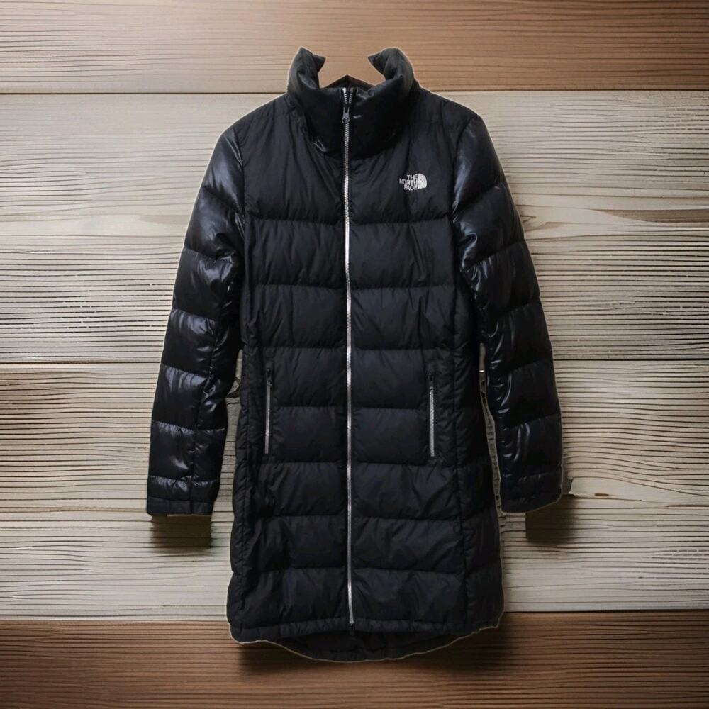 The North Face Women's Black Metropolis Parka 3 Down Puffer 550 Coat Size S